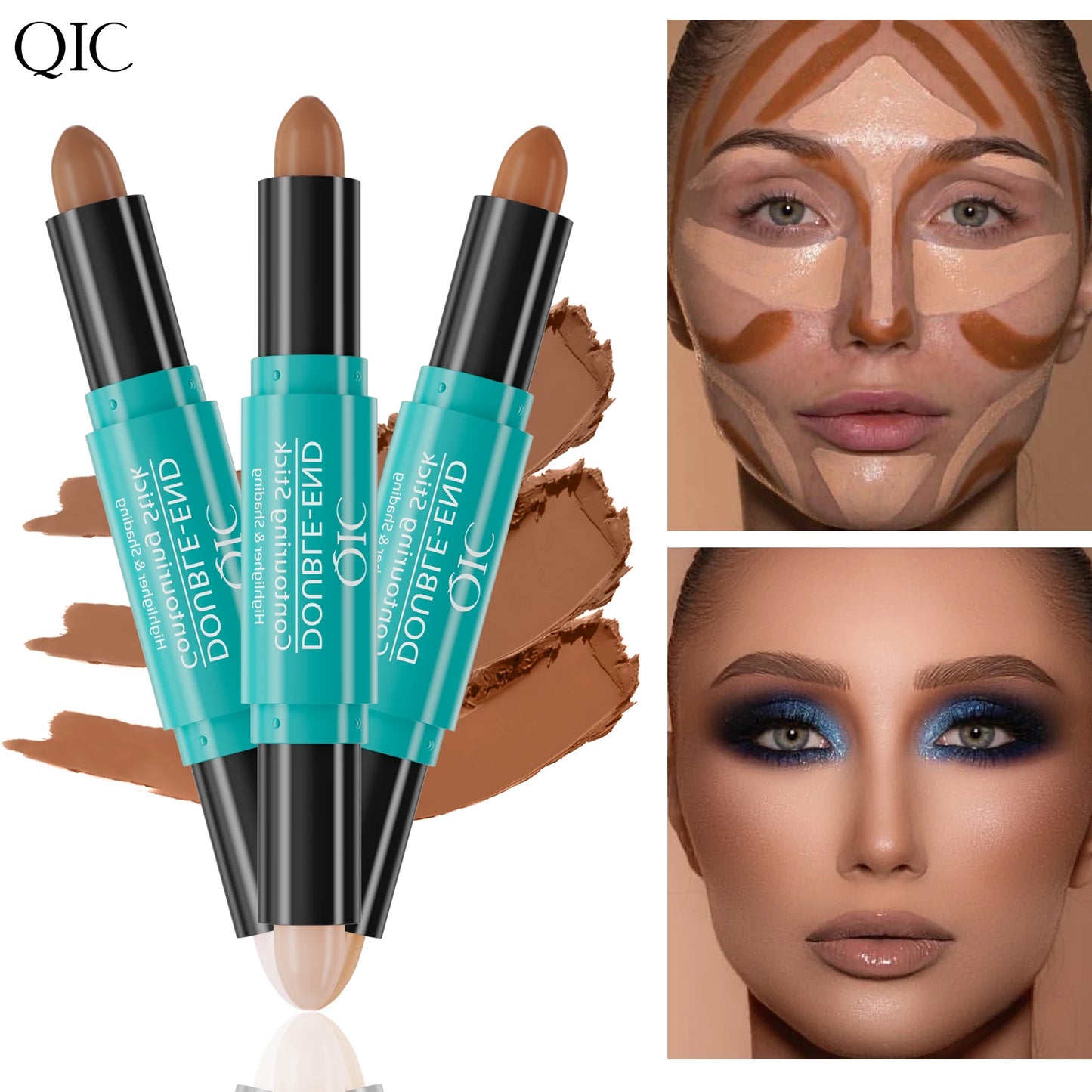 Contorno e Iluminador en stick QIC