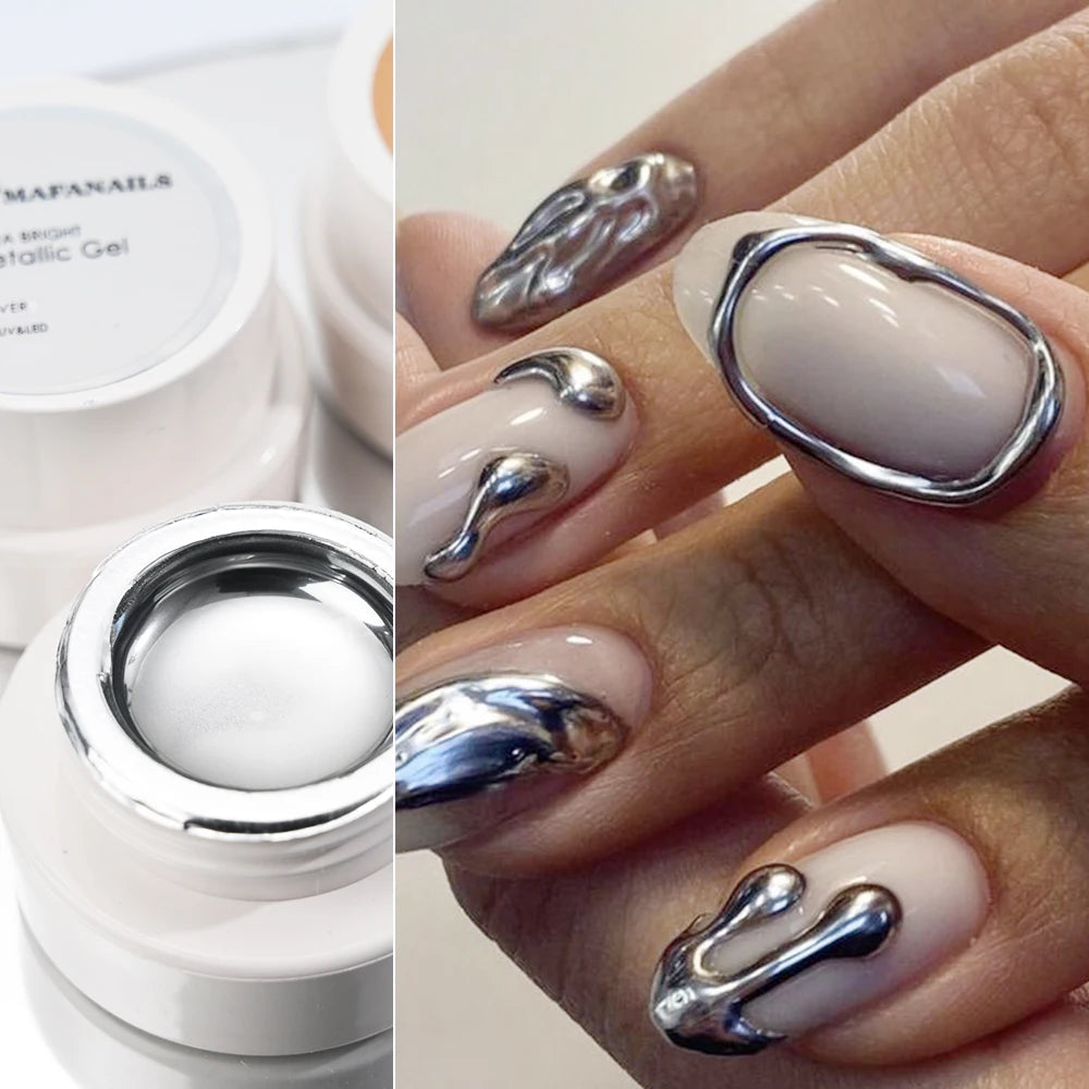 MAFANAILS metallic gel polishes