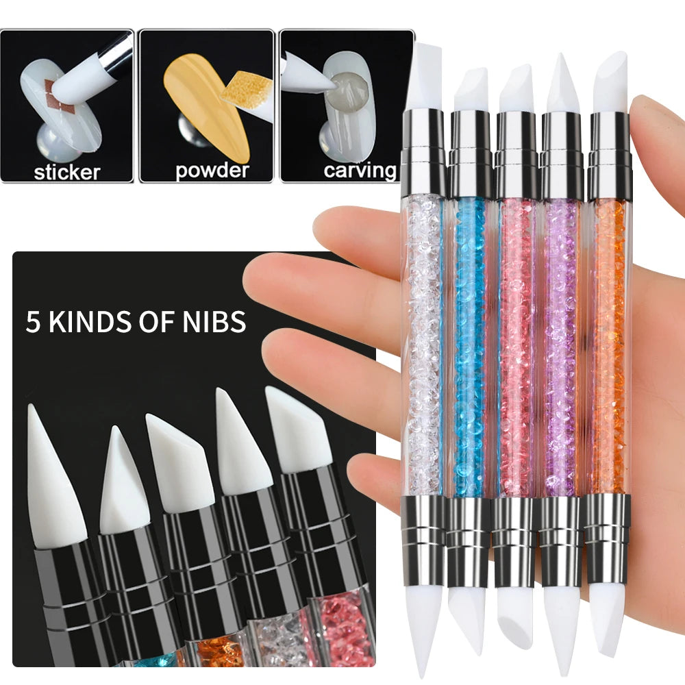 Silicone Nail Brush Set.