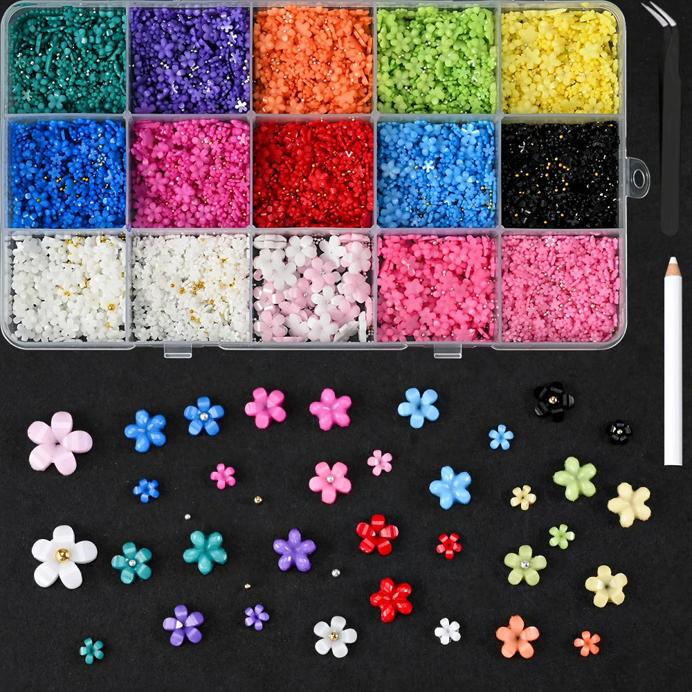 +15 Sets de decoraciones para uñas Kawaii