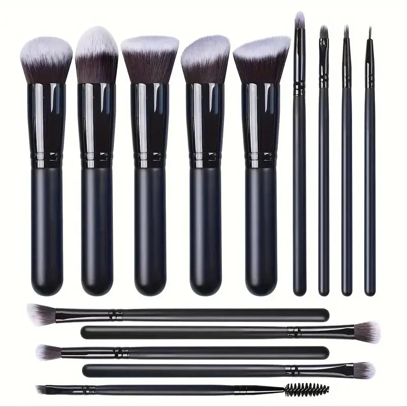 Set de 14 Brochas de Maquillaje.