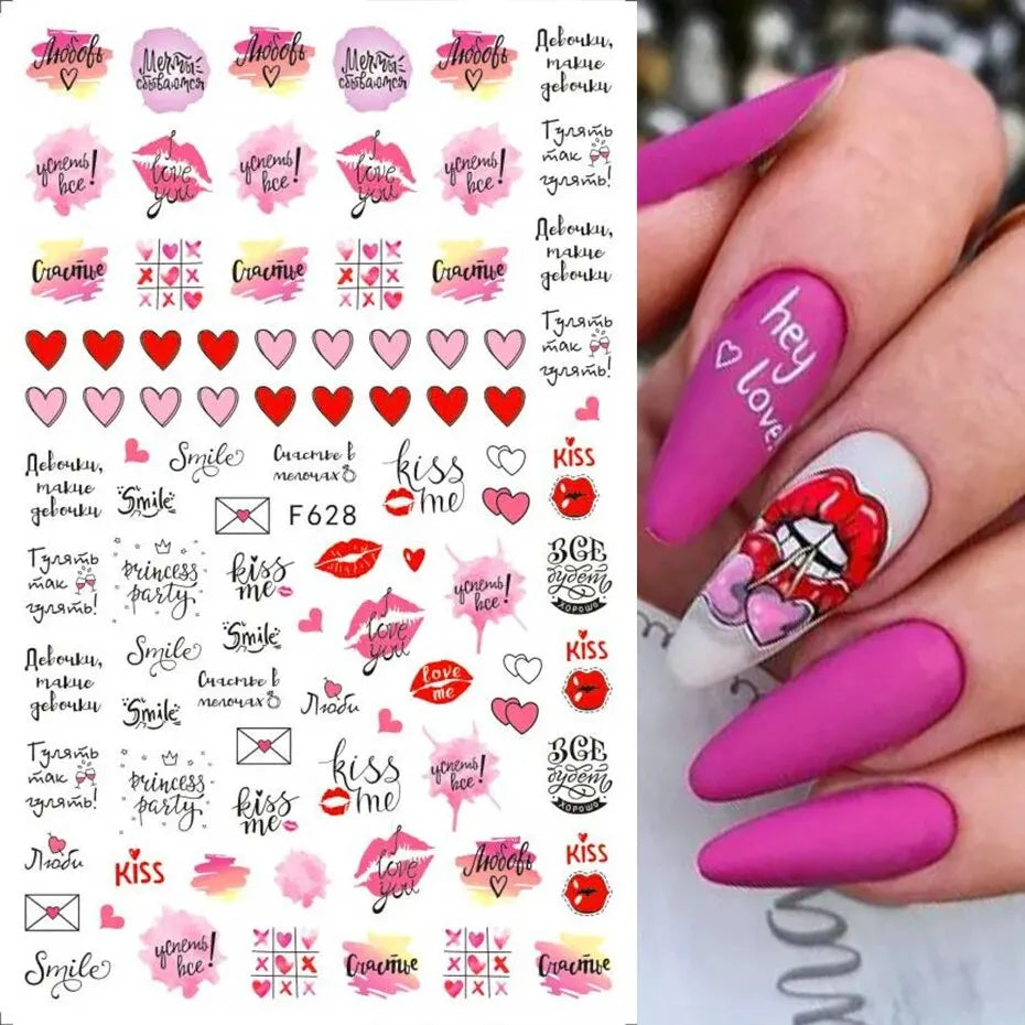 Set de 6 Piezas – Stickers 3D