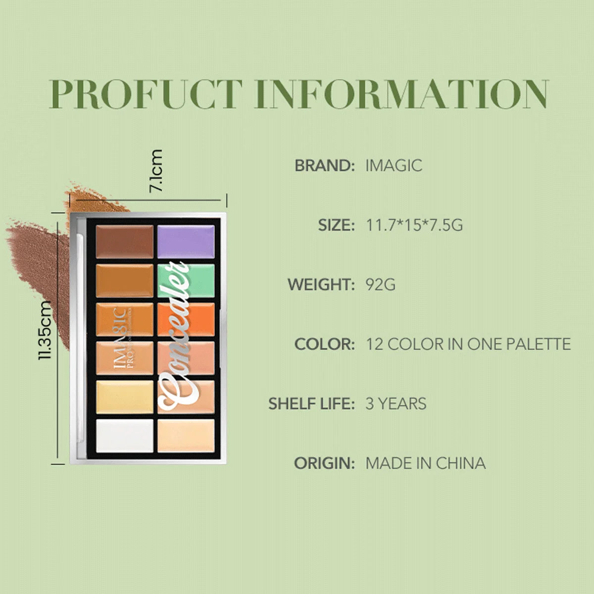 Corrector 12 Colores IMAGIC