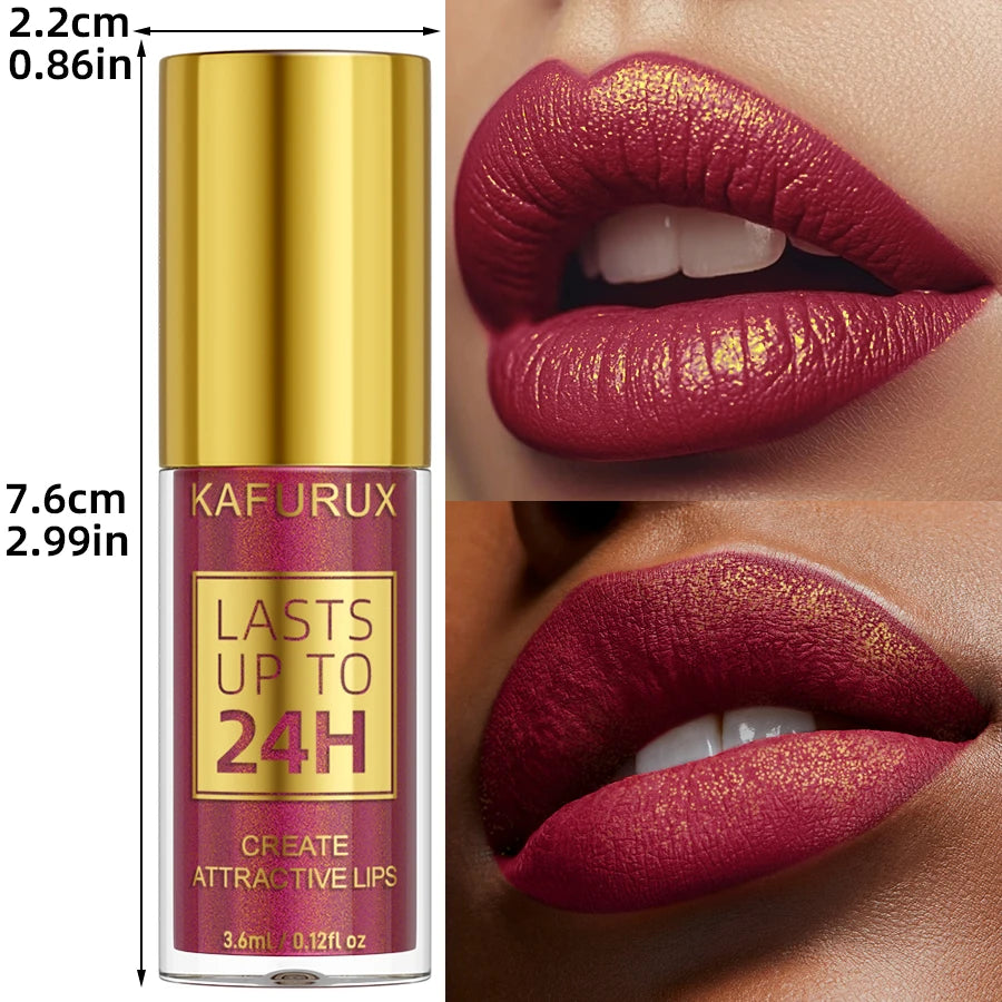 Gloss labial con glitter