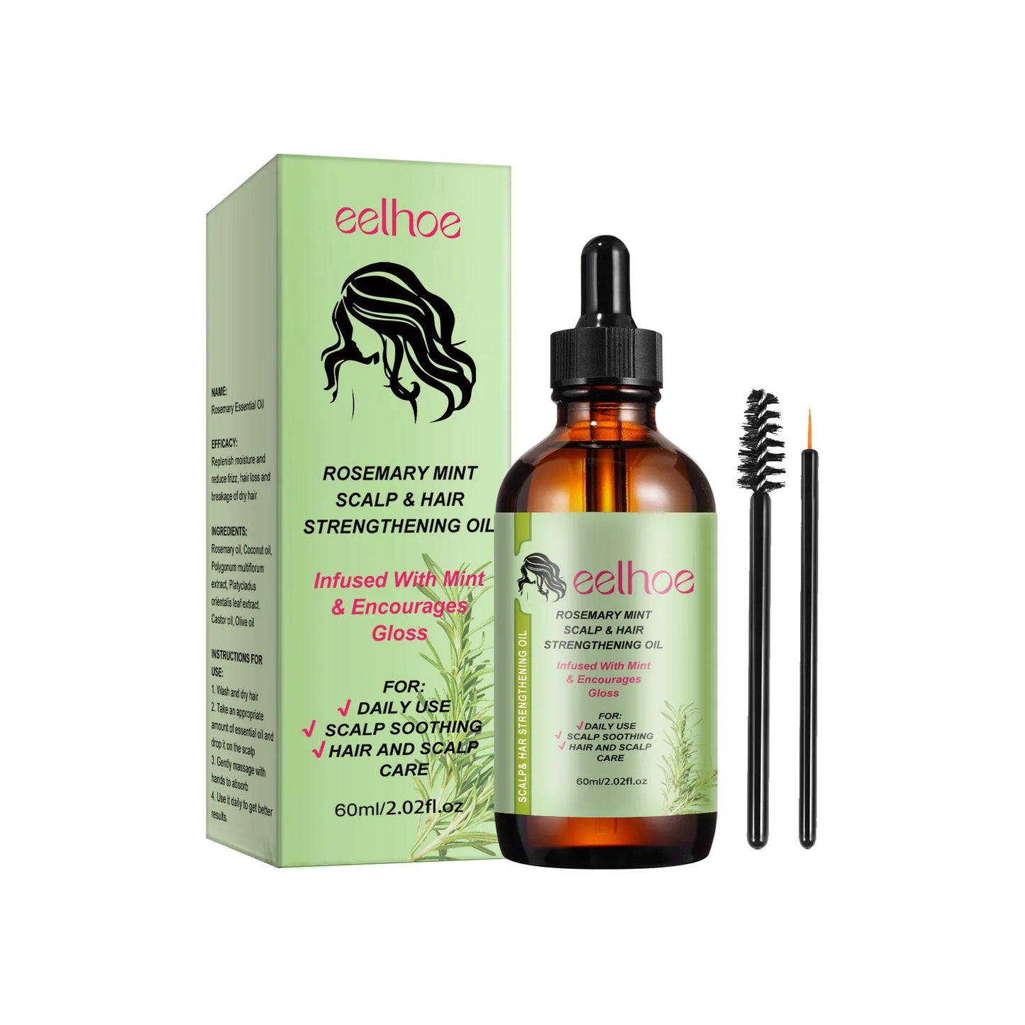 EELHOE Aceite de romero para crecimiento del cabello