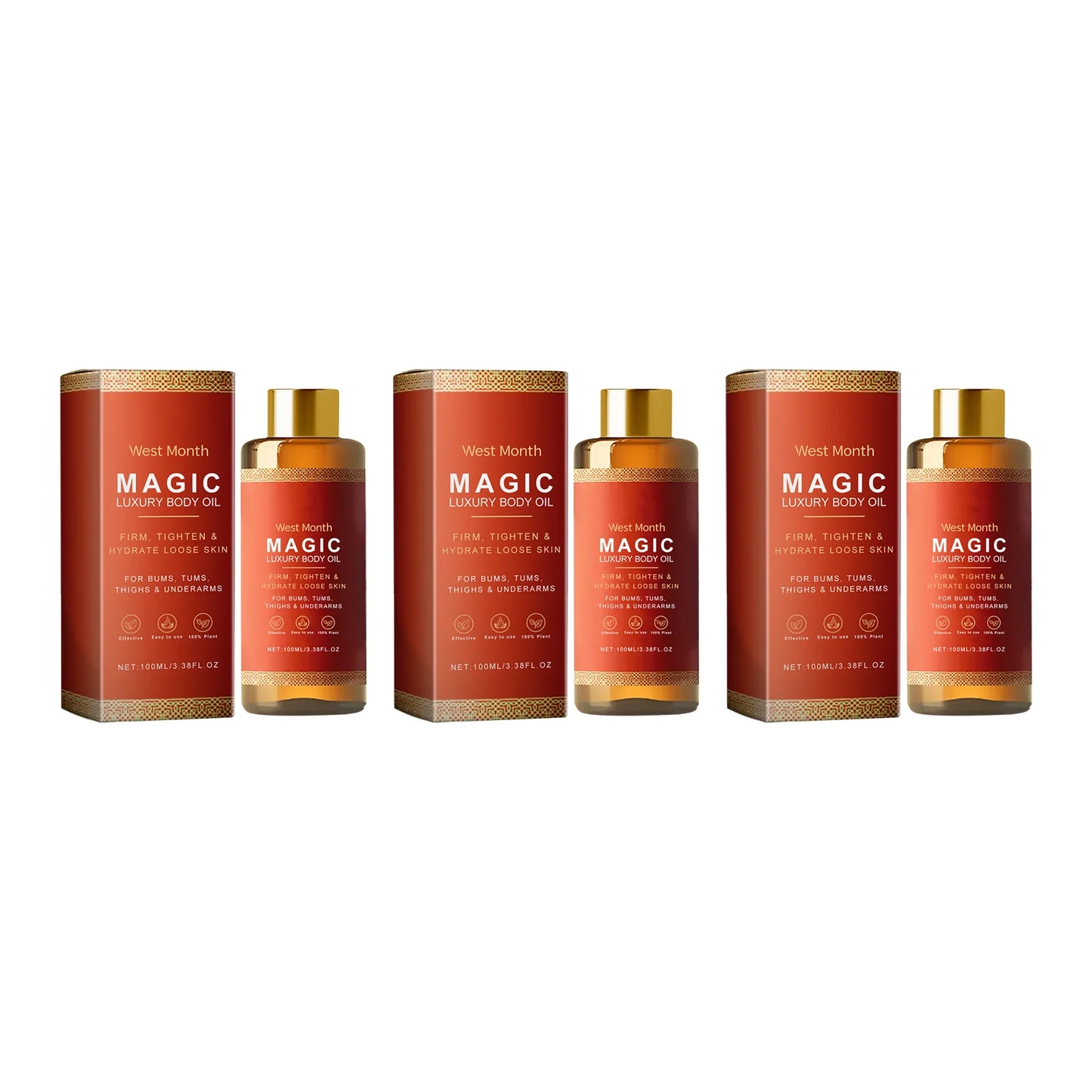Aceite corporal reafirmante West&Month