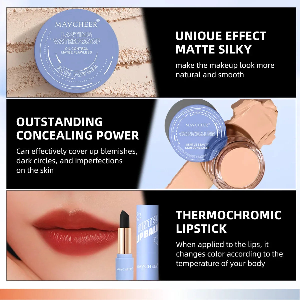 Set de maquillaje completo Waycheer