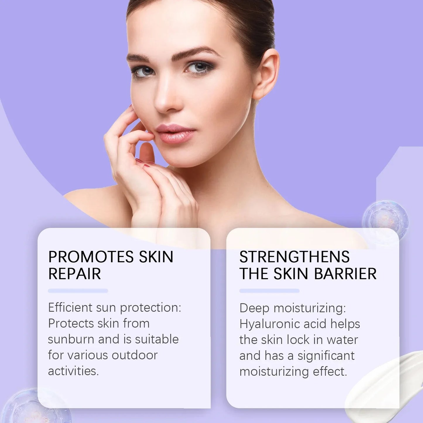High protection sun cream SPF 90+
