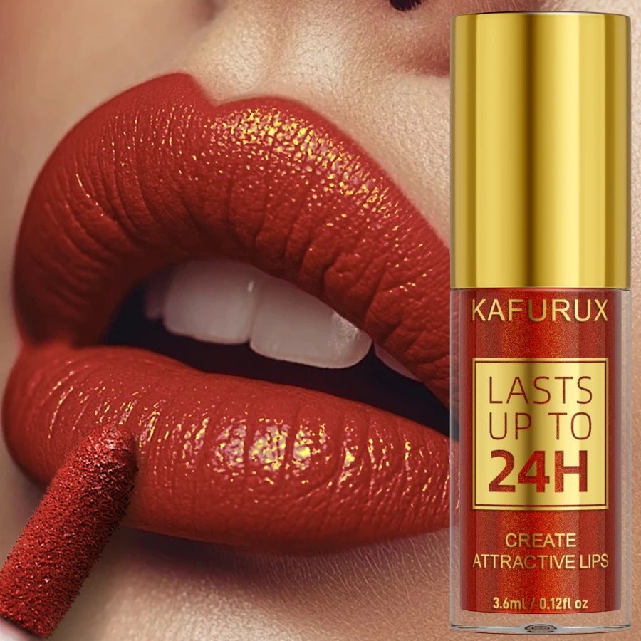 Gloss labial con glitter
