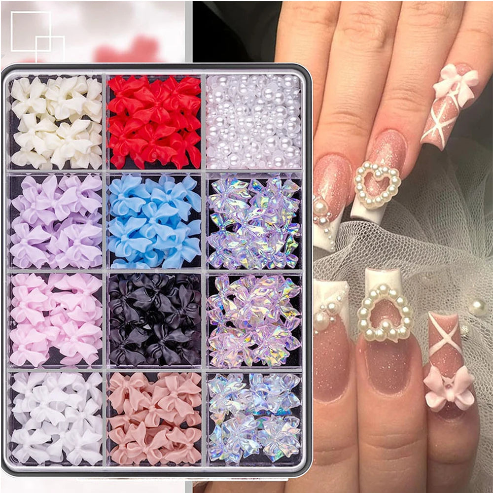 +15 Sets de decoraciones para uñas Kawaii