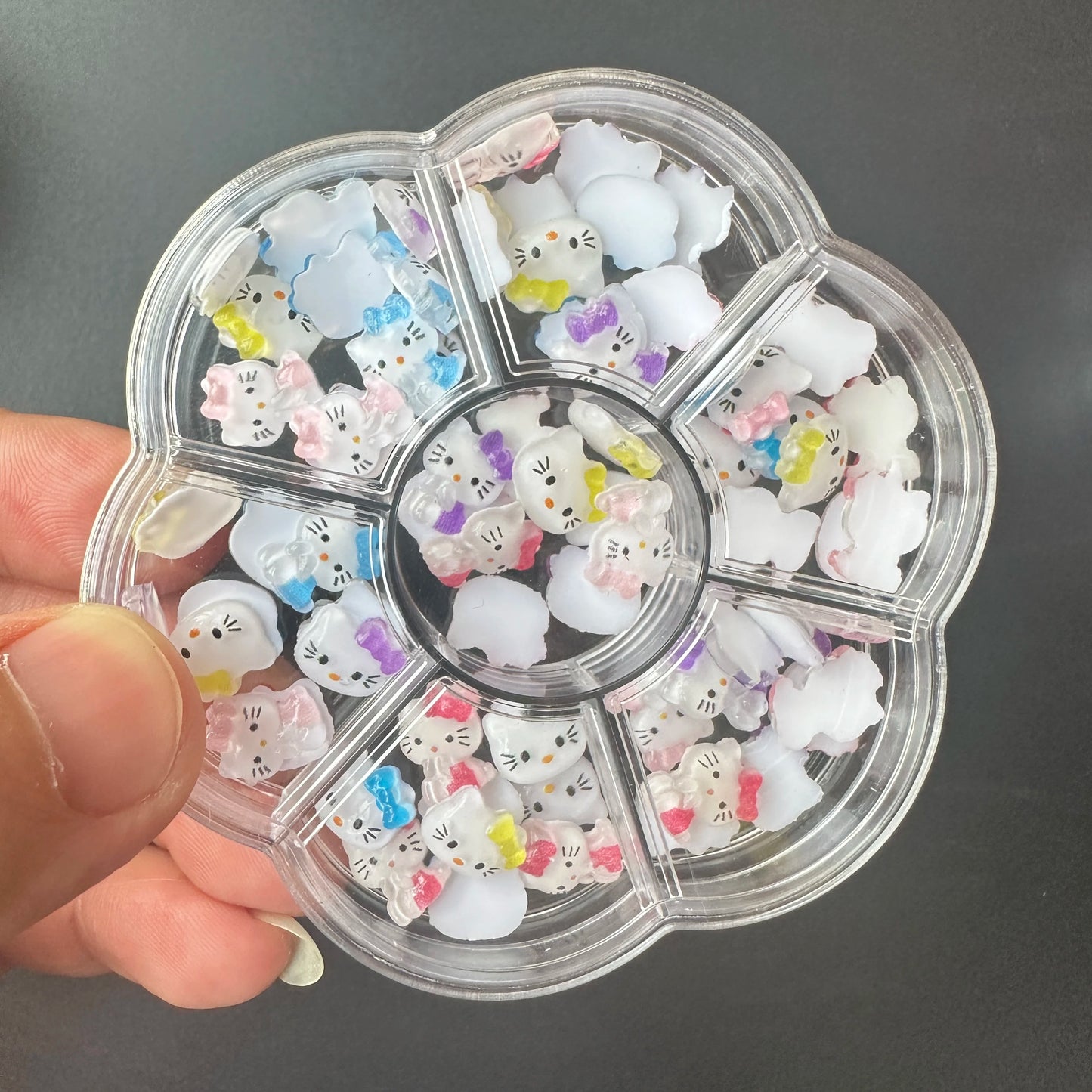 Decoraciones acrílicas sanrio