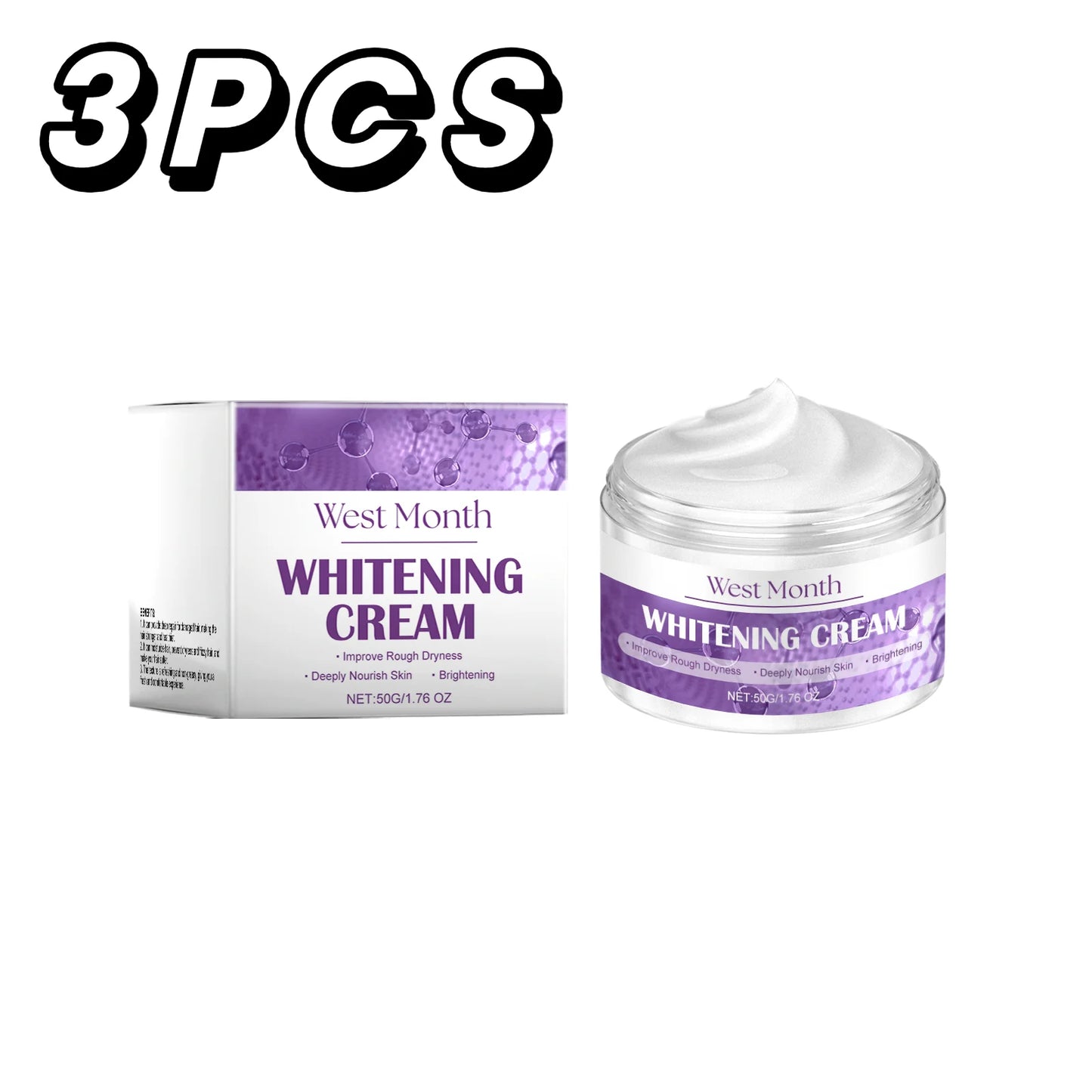 Crema blanqueadora e iluminadora West and Month
