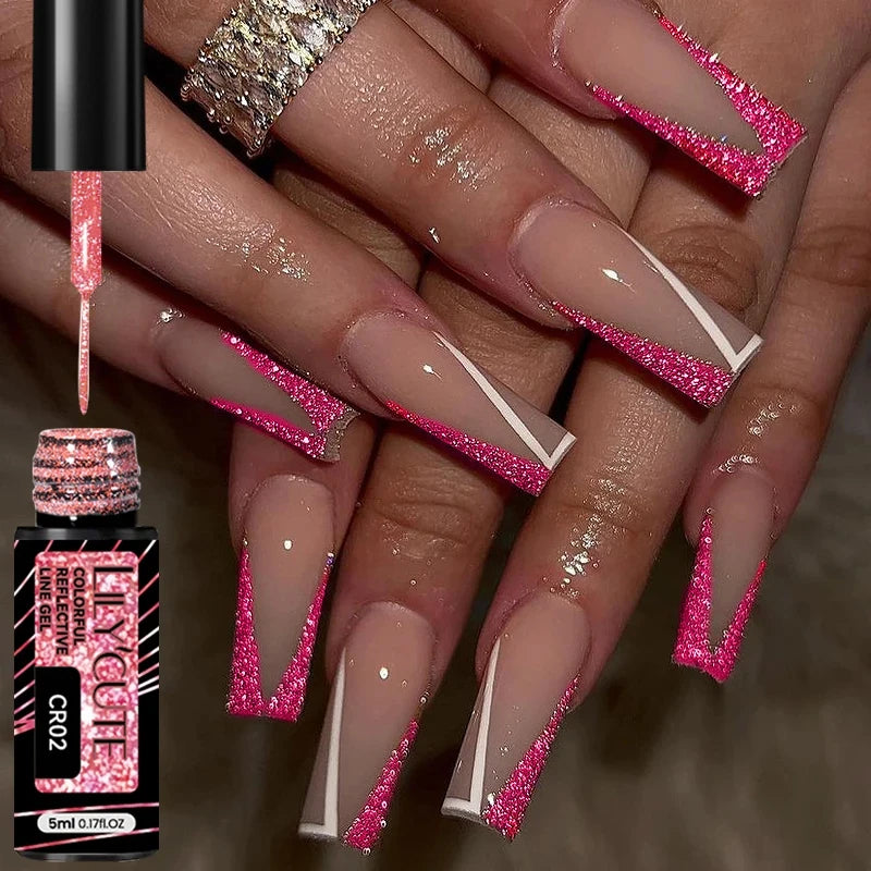 LILYCUTE esmalte brillante delineador UV