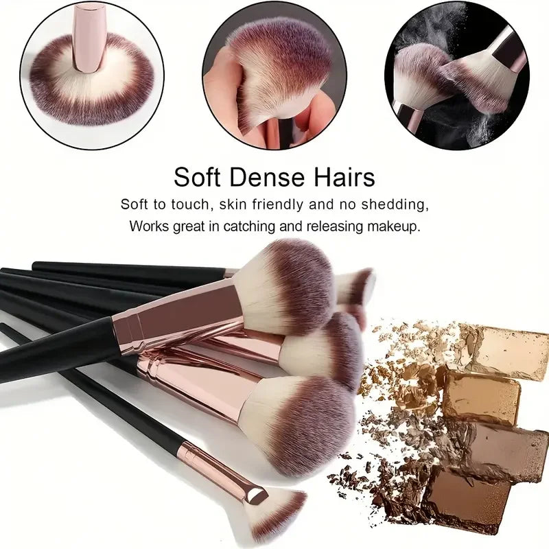 Set de Brochas para maquillaje Profesional 3-20PCS.