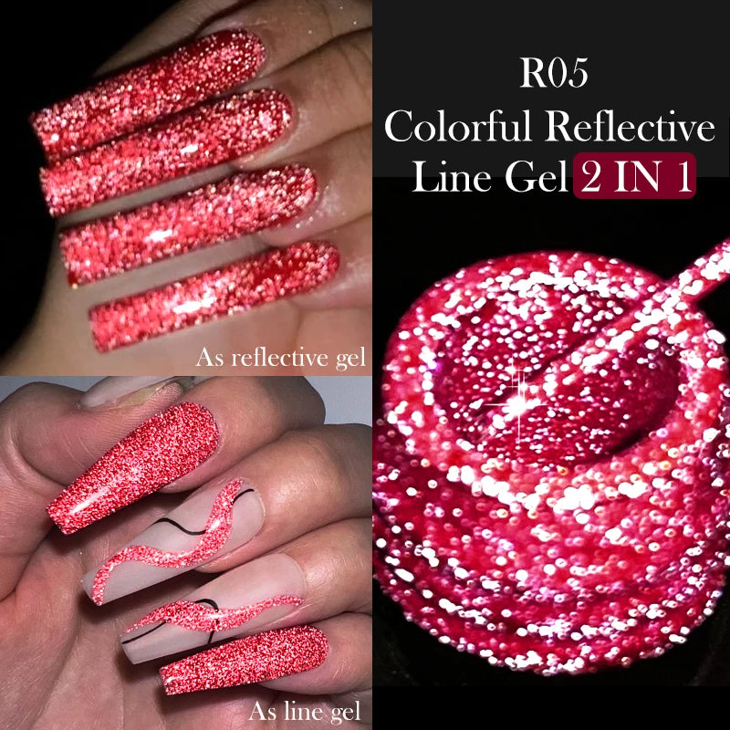 LILYCUTE esmalte brillante delineador UV