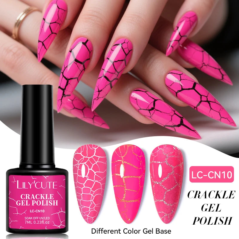 LILYCUTE 12 esmaltes quebradizos secado UV
