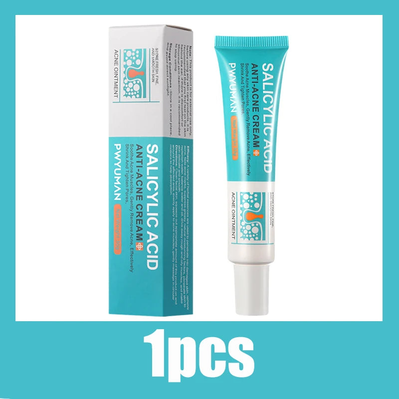 Crema Anti-Acné con Ácido Salicílico Pwyuman