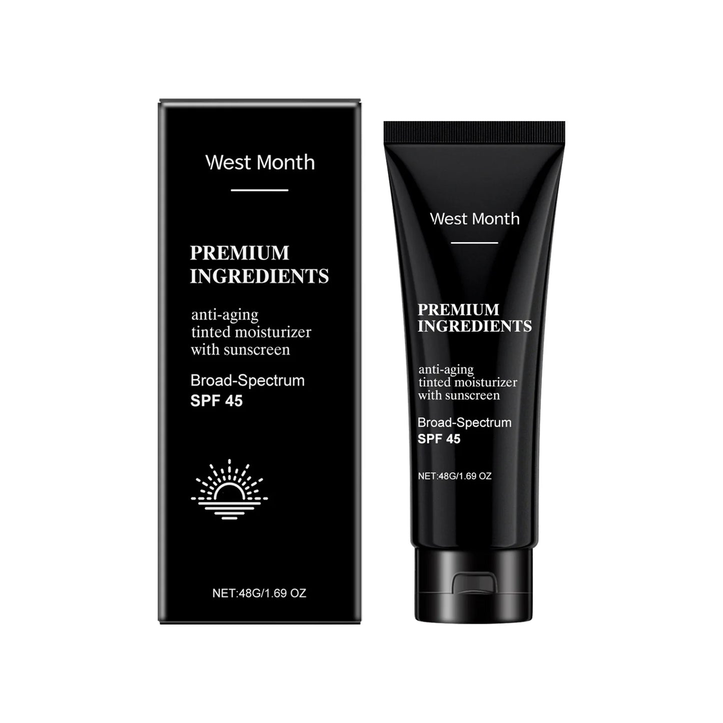 Anti-aging sunscreen with SPF 45
