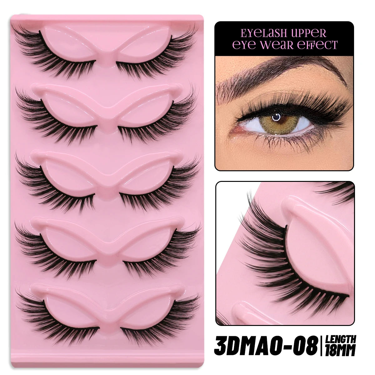 Pestañas Postizas GROINNEYA Cat Eye