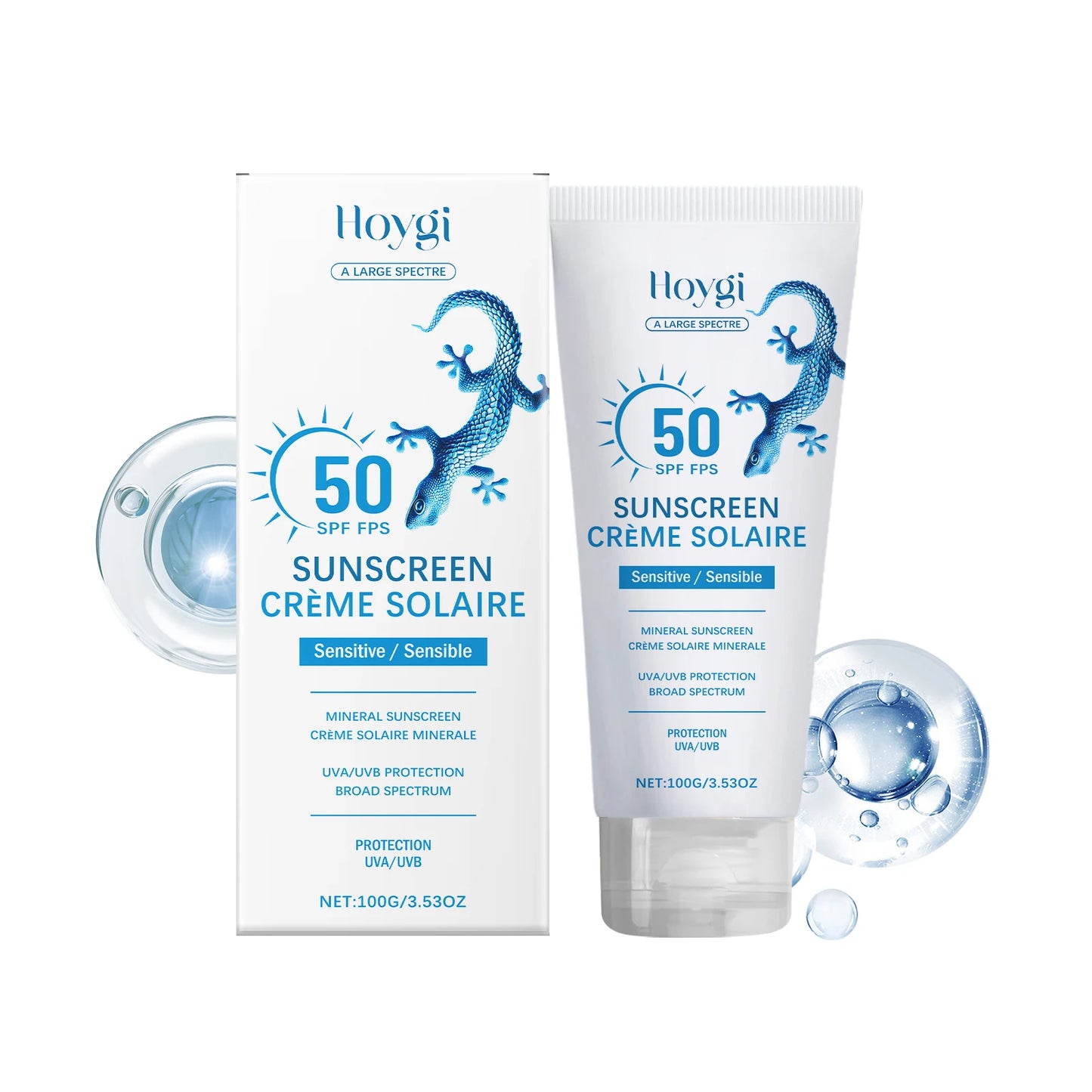 Mineral sunscreen for sensitive skin UVA/UVB SPF 50+