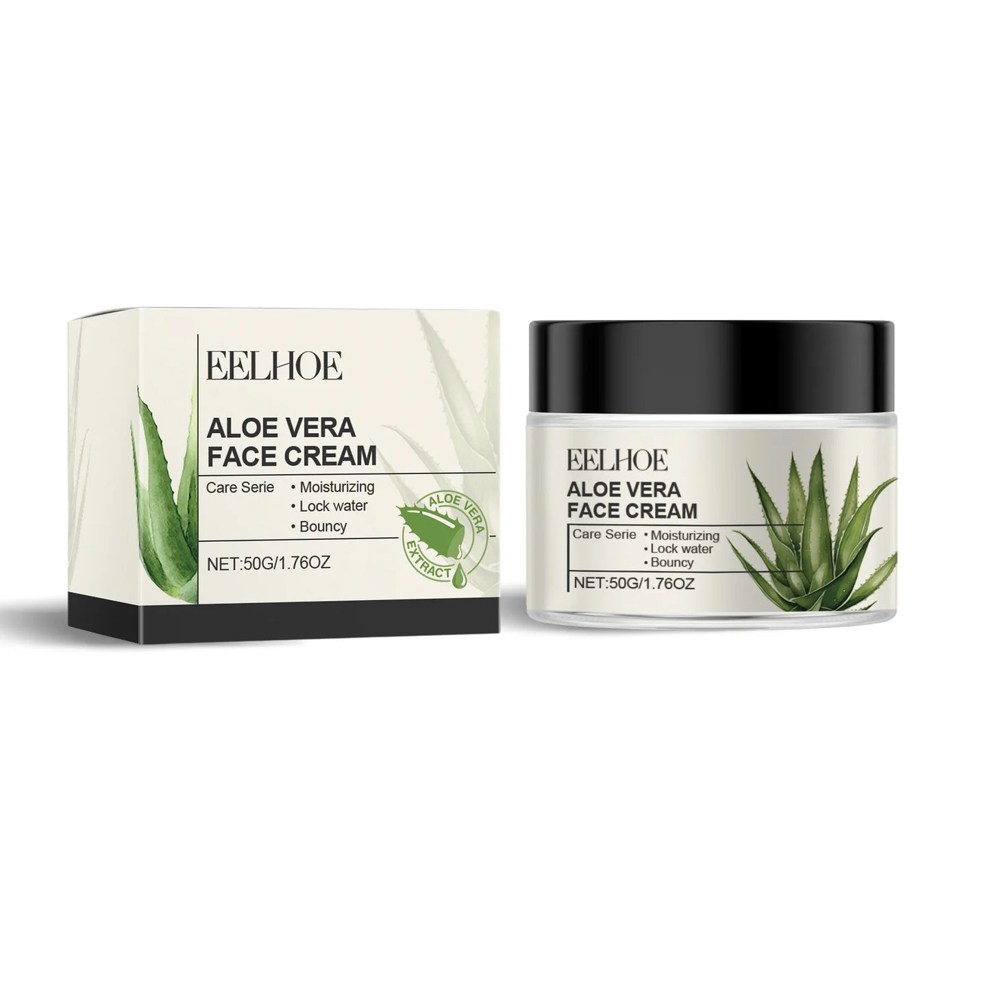 Crema facial de aloe vera Eelhoe