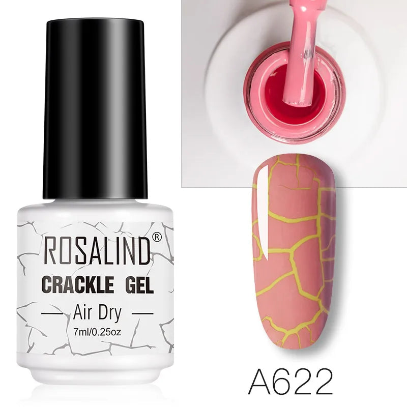 ROSALIND 12 Colores de esmaltes quebradizos de secado al aire