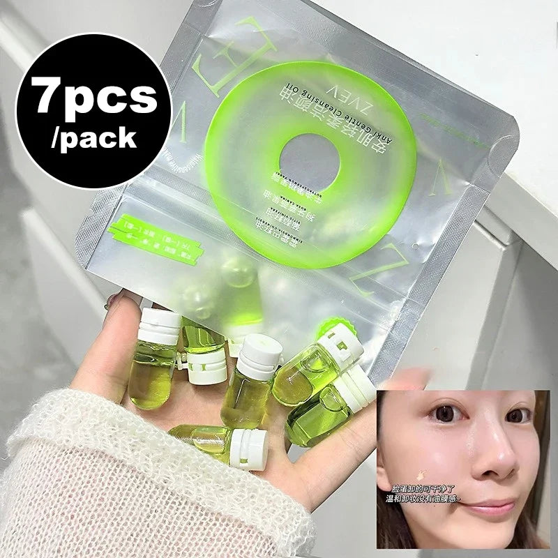 Capsulas de aceite para limpieza facial
