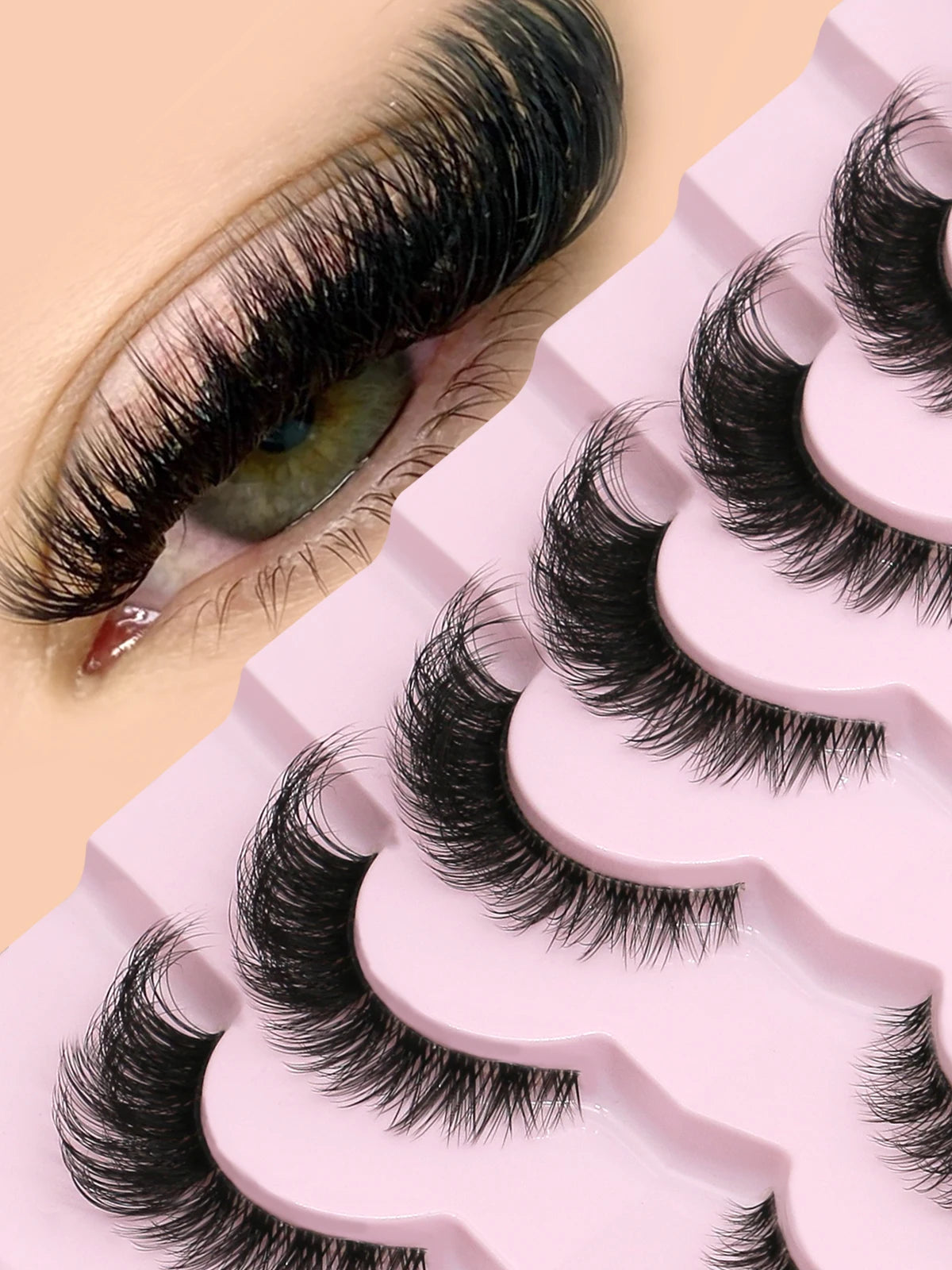 Pestañas Postizas GROINNEYA Cat Eye