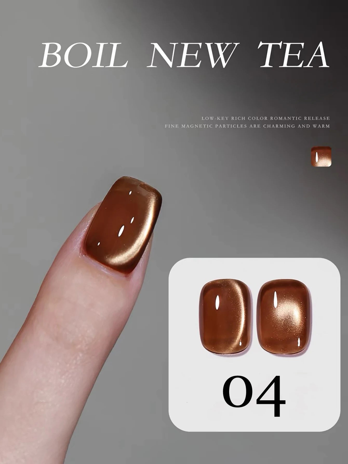 MIANEL magnetic cat eye nail polishes