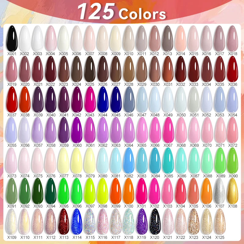 LILYCUTE Set de 6 Esmaltes gel UV de Uñas.