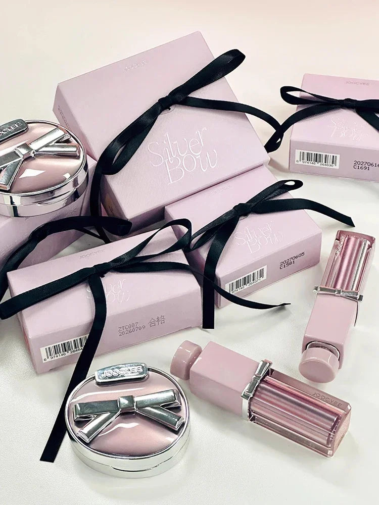 Lip Gloss and Compact Powder - Joocyee Bow