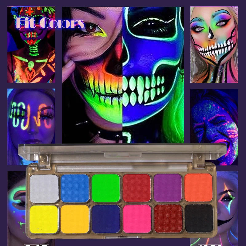 Paleta de pintura facial y corporal kzlet.