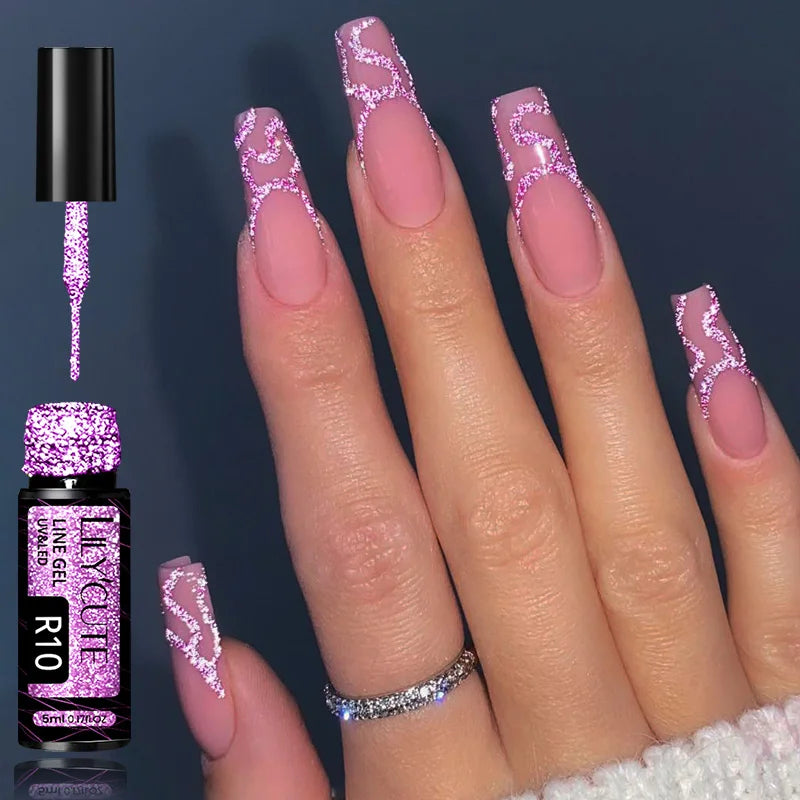 LILYCUTE esmalte brillante delineador UV