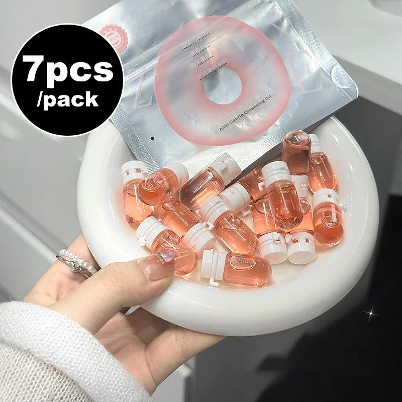 Capsulas de aceite para limpieza facial