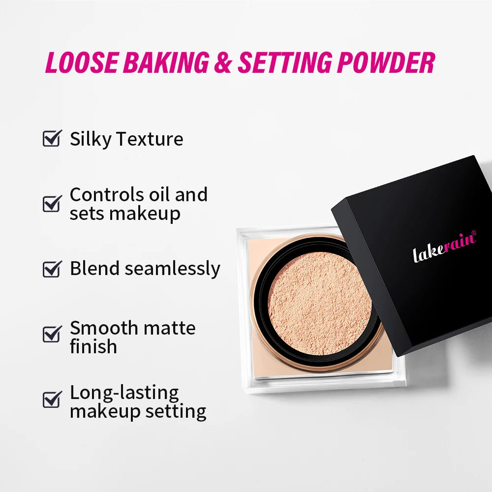 Polvo suelto Baking & Setting de Lakerain