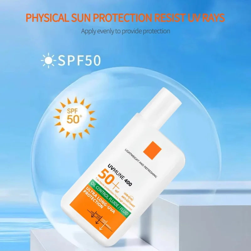Crema de protección solar SPF 50+ innovación UVMUNE400 y antioxidante.
