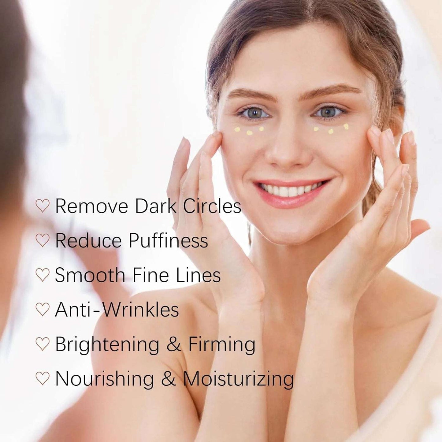 Serum en crema revitalizante para contorno de ojos