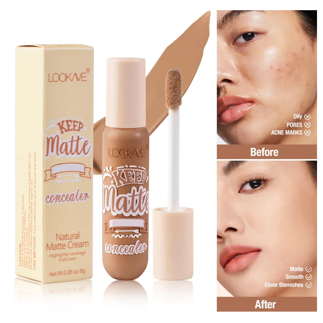 Corrector líquido de alta cobertura LOOKWE.
