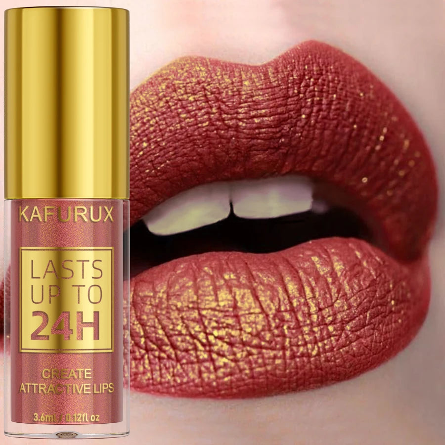 Gloss labial con glitter