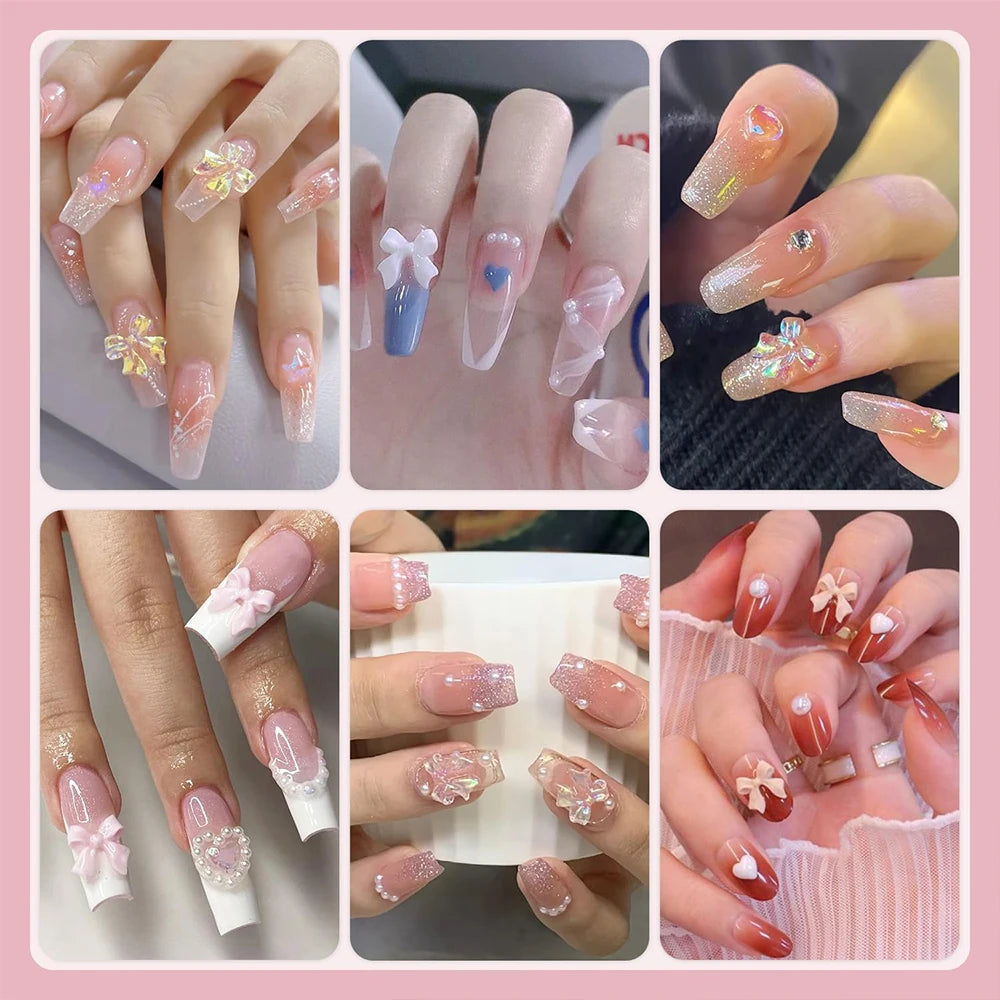 +15 Sets de decoraciones para uñas Kawaii
