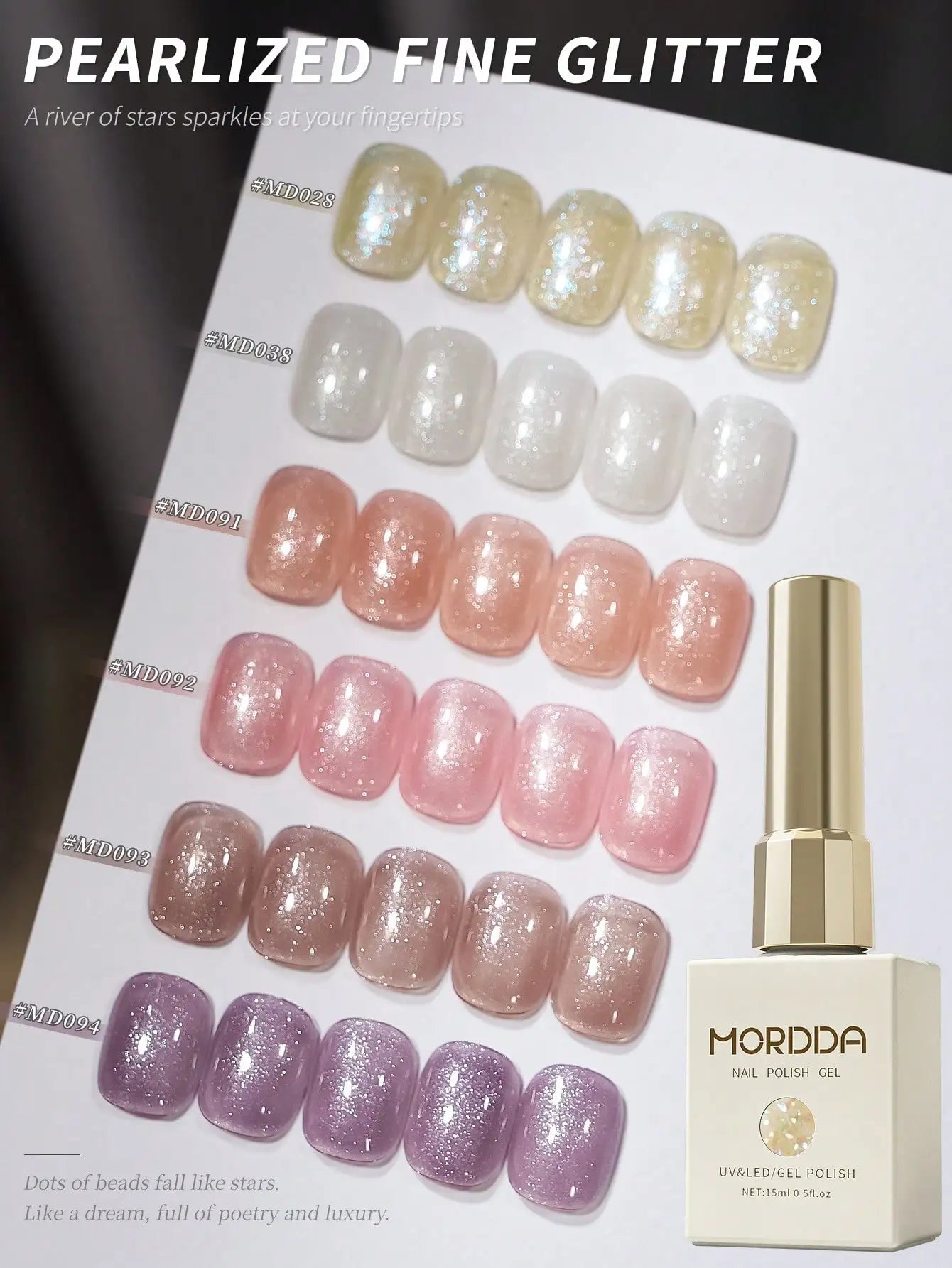 MORDDA esmalte en gel de secado UV