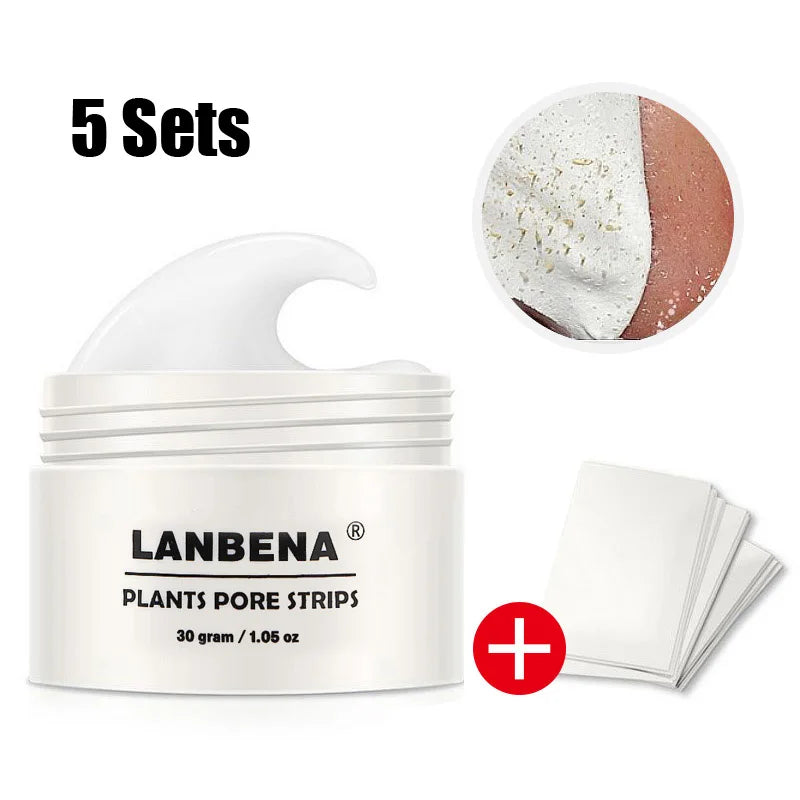 Crema+tiras para eliminar puntos negros LANBENA
