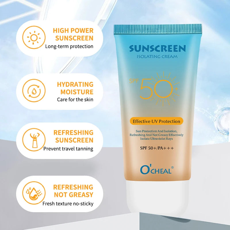 Crema de protección solar O'CHEAL SPF50+