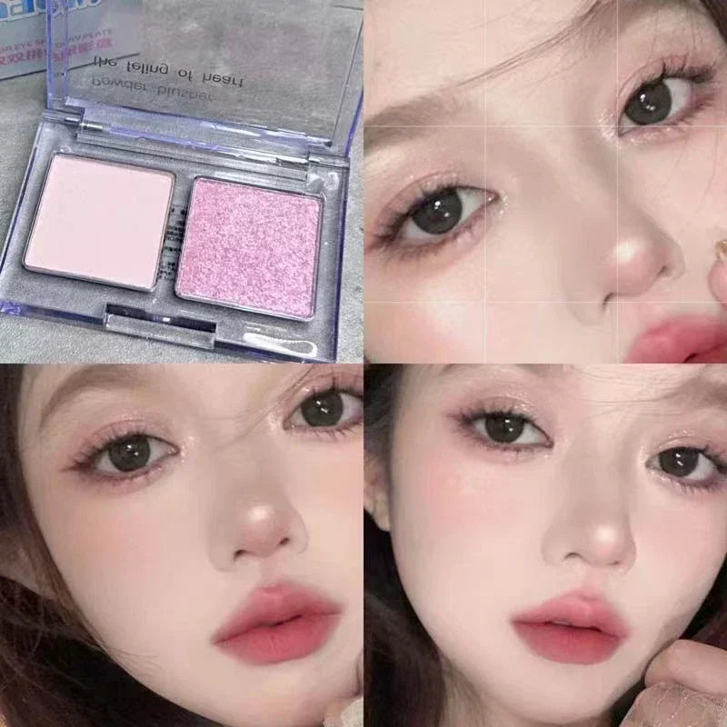 8 Paletas de Sombras JADED de 2 Colores.