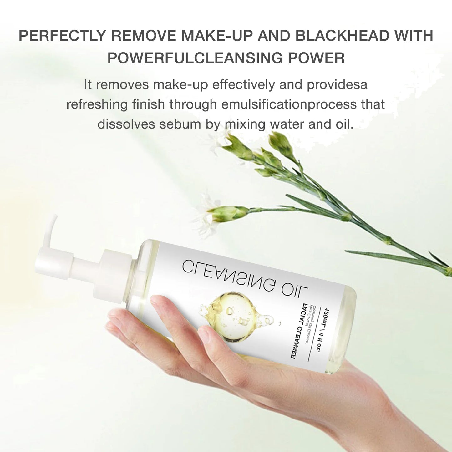 Aceite limpiador facial.