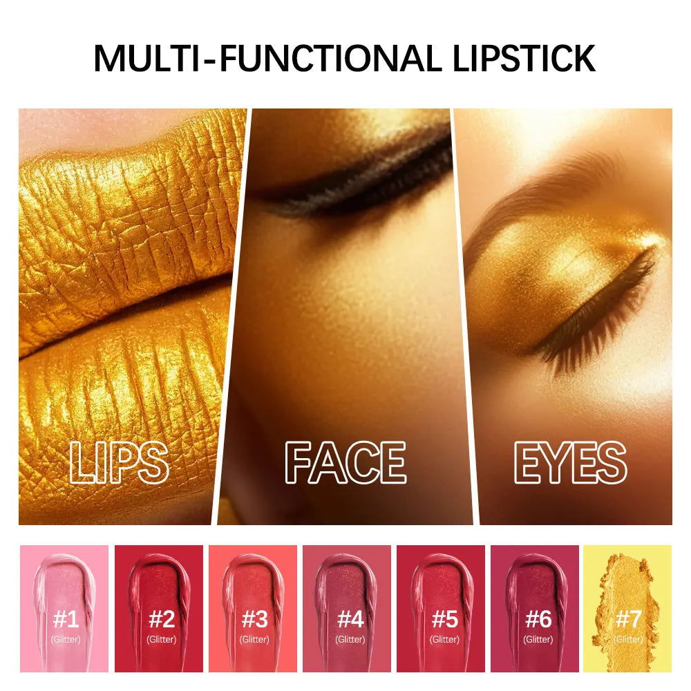 Shimmer Gold Lipstick de ibcccndc