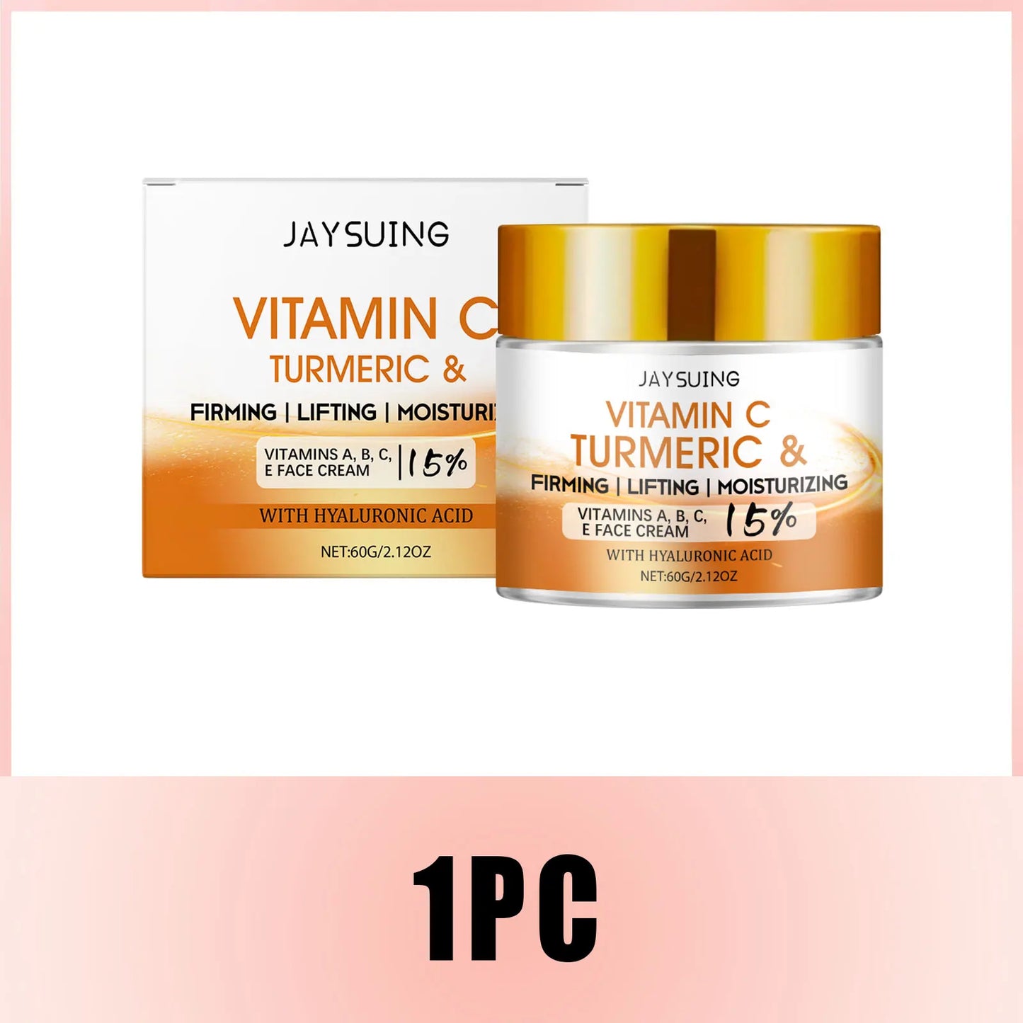 Crema hidratante y reafirmante de cúrcuma Jaysuing