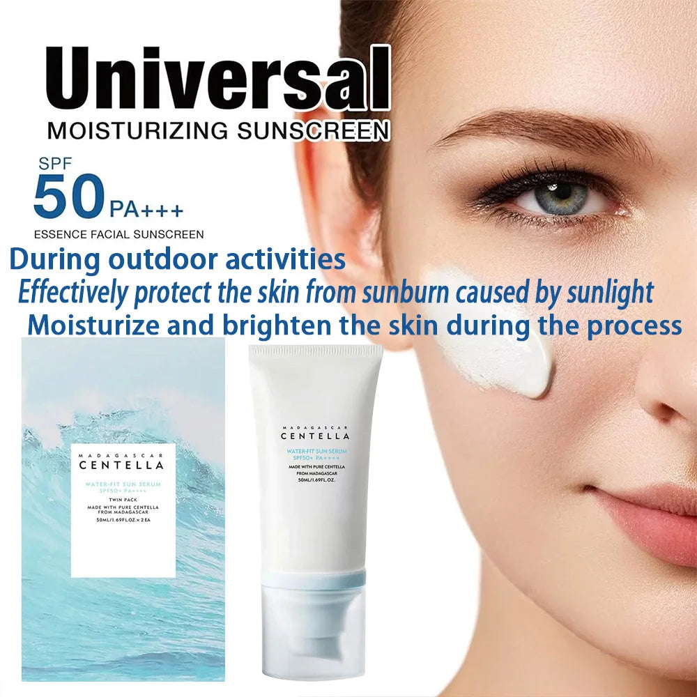Perfect hydrating sunscreen serum for healthy, glowing skin SPF 50+