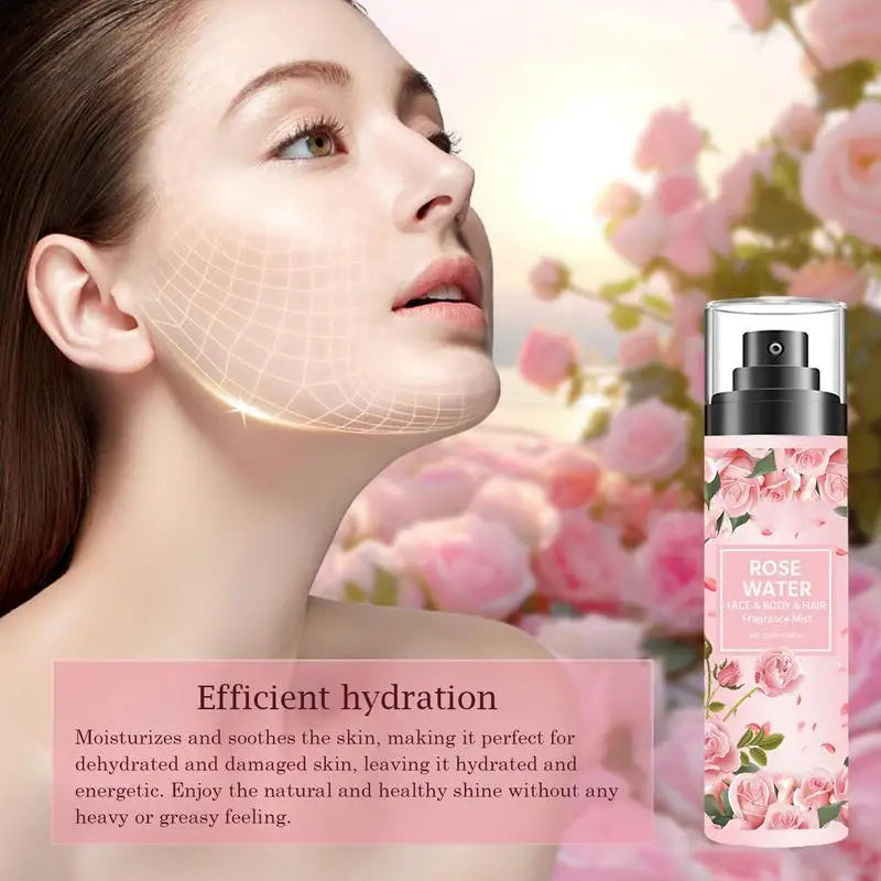 Spray Hidratante Facial. ROSE WATER