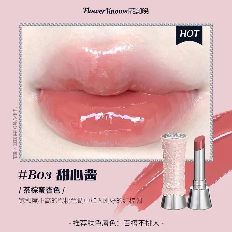 Moisturizing lipstick and bar from the brand Flawer Knows